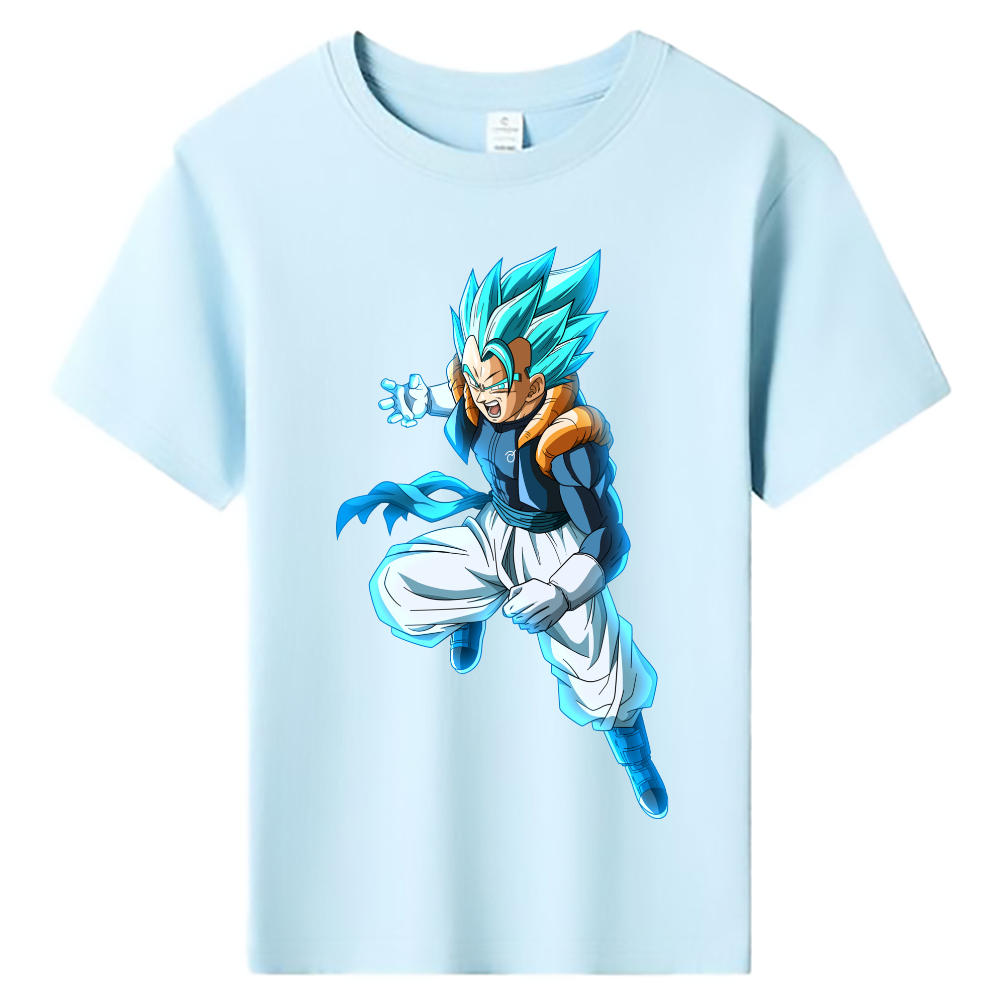 （画像用） ドラゴンボール ベジータ四世（Bejīta Yonsei）DRAGON BALL Vegeta IV 綿100％キッズTシャツ（フロントプリント）